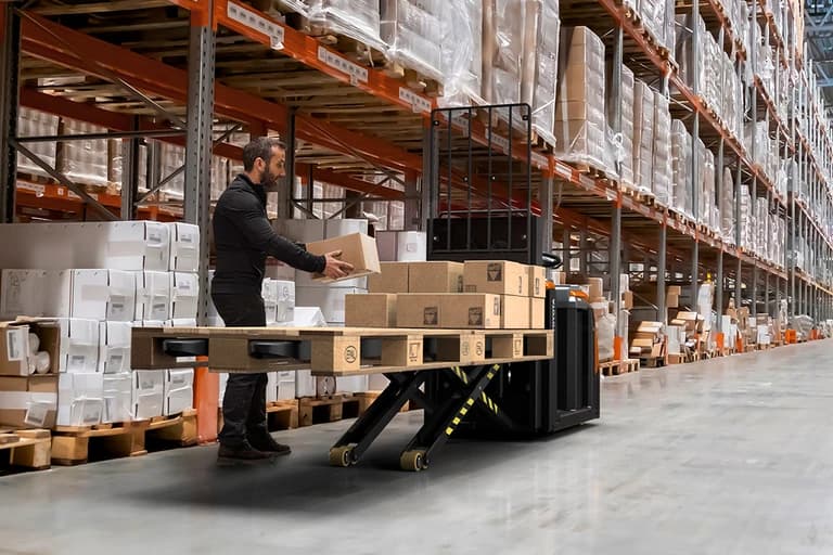 Toyota Optio 1,8 t con forche a pantografo e piattaforma elevabile - Immagine 7