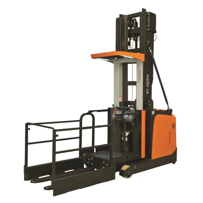 BT Optio 1.2t Per alti livelli con cabina operatore elevabile panoramica